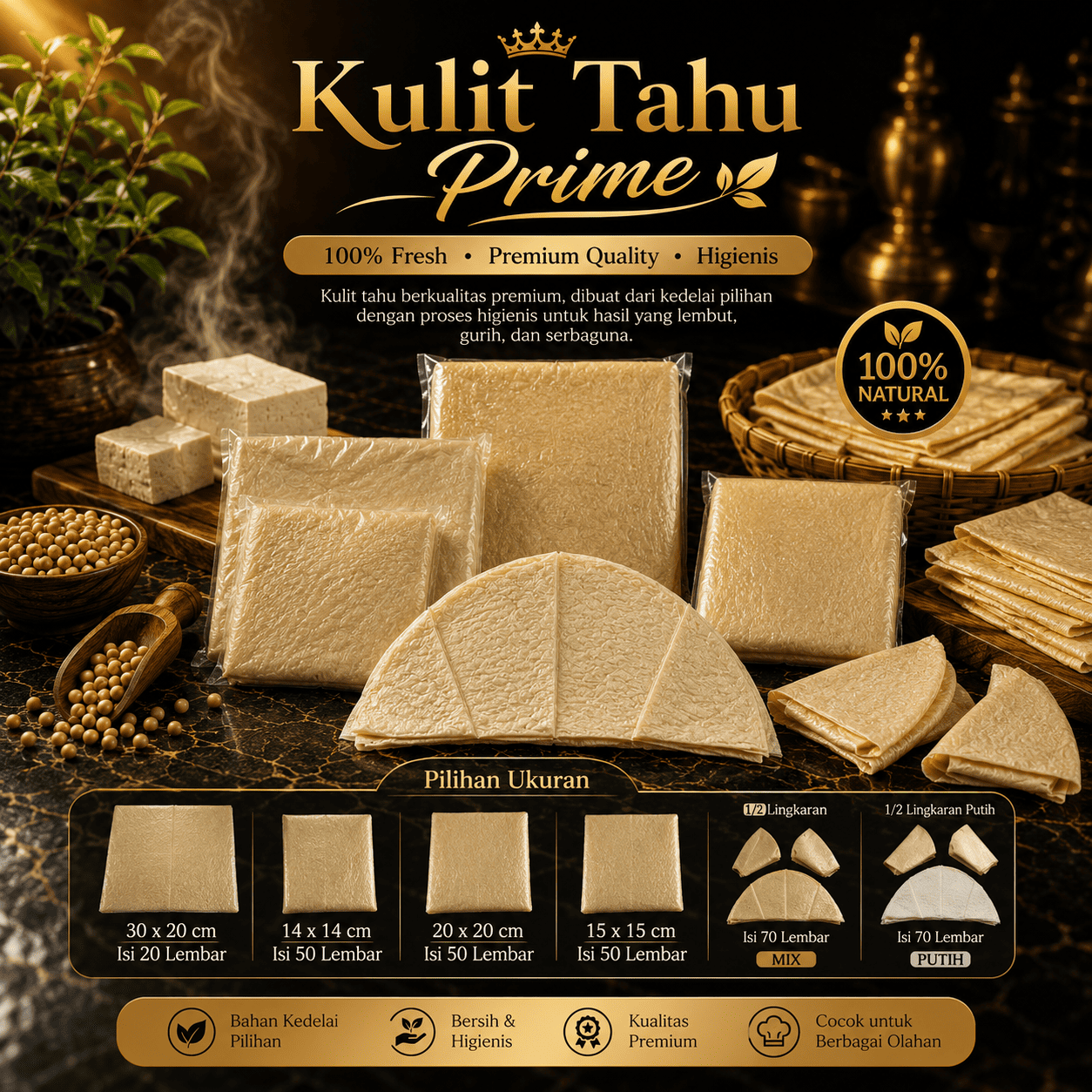 Kulit tahu premium